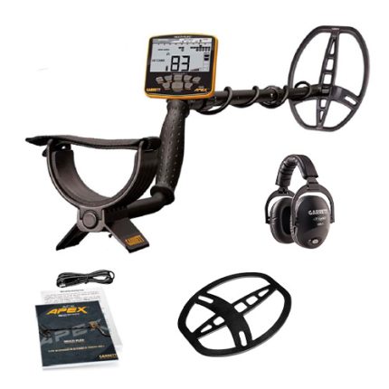 Detector de metales Apex Z-Lynk + Coil 8.5″x11″ DD Raider + Audífonos MS-3 Z-Lynk